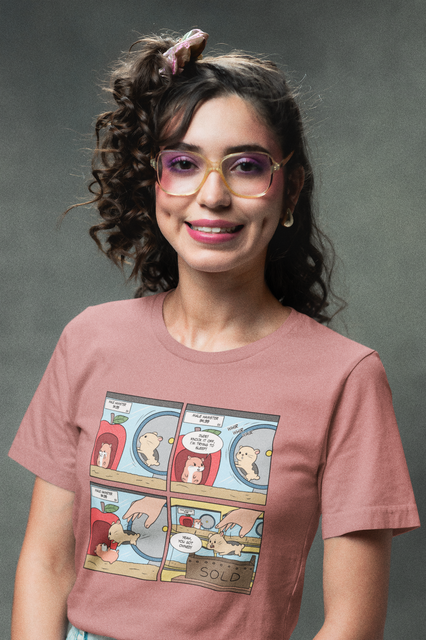 Pet Store Hamster Says "Yeah, You Got Owned!" - Unisex T-Shirt