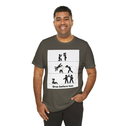 Bros Before Hos - Unisex Jersey Short Sleeve Tee