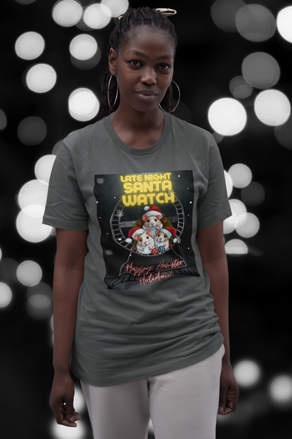 Late Night Santa Watch - Unisex Jersey Short Sleeve Tee