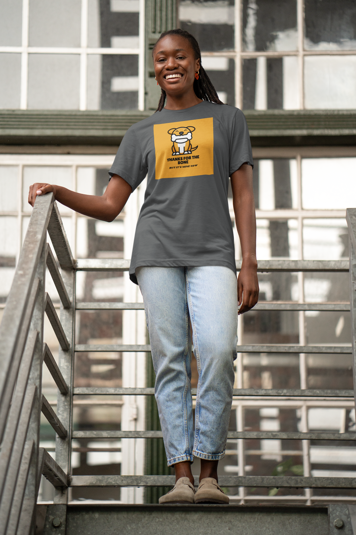 Thanks For The Bone But It's Mine Now - Unisex Jersey Short Sleeve Tee