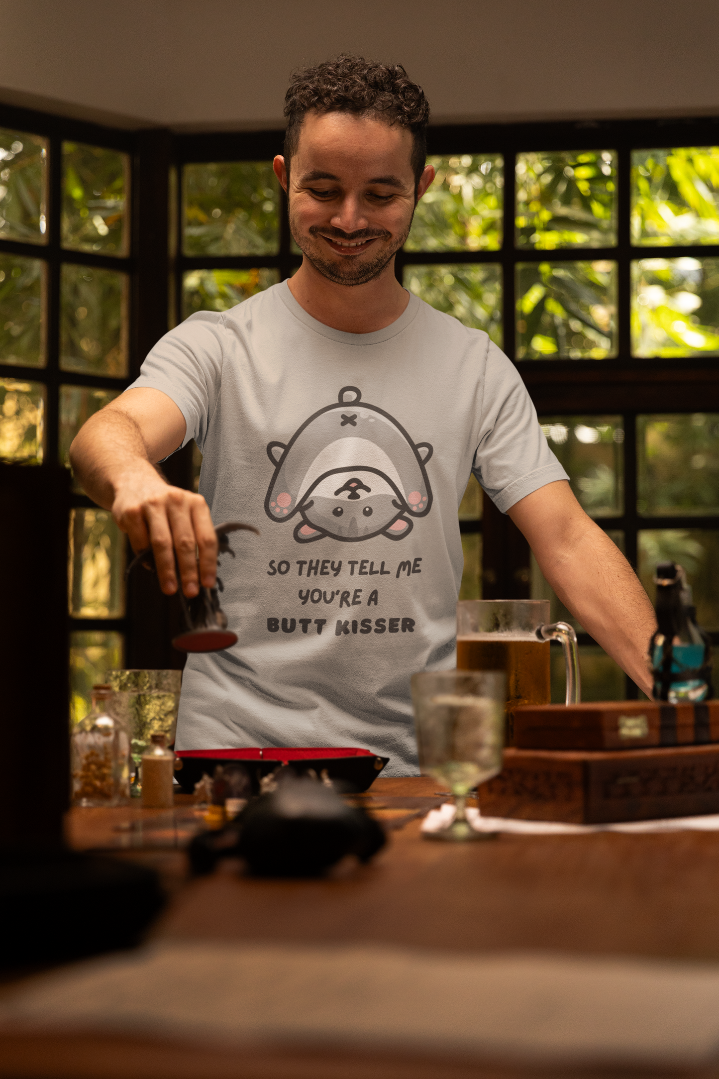 So They Tell Me You're A Butt Kisser - Unisex Jersey Short Sleeve Tee