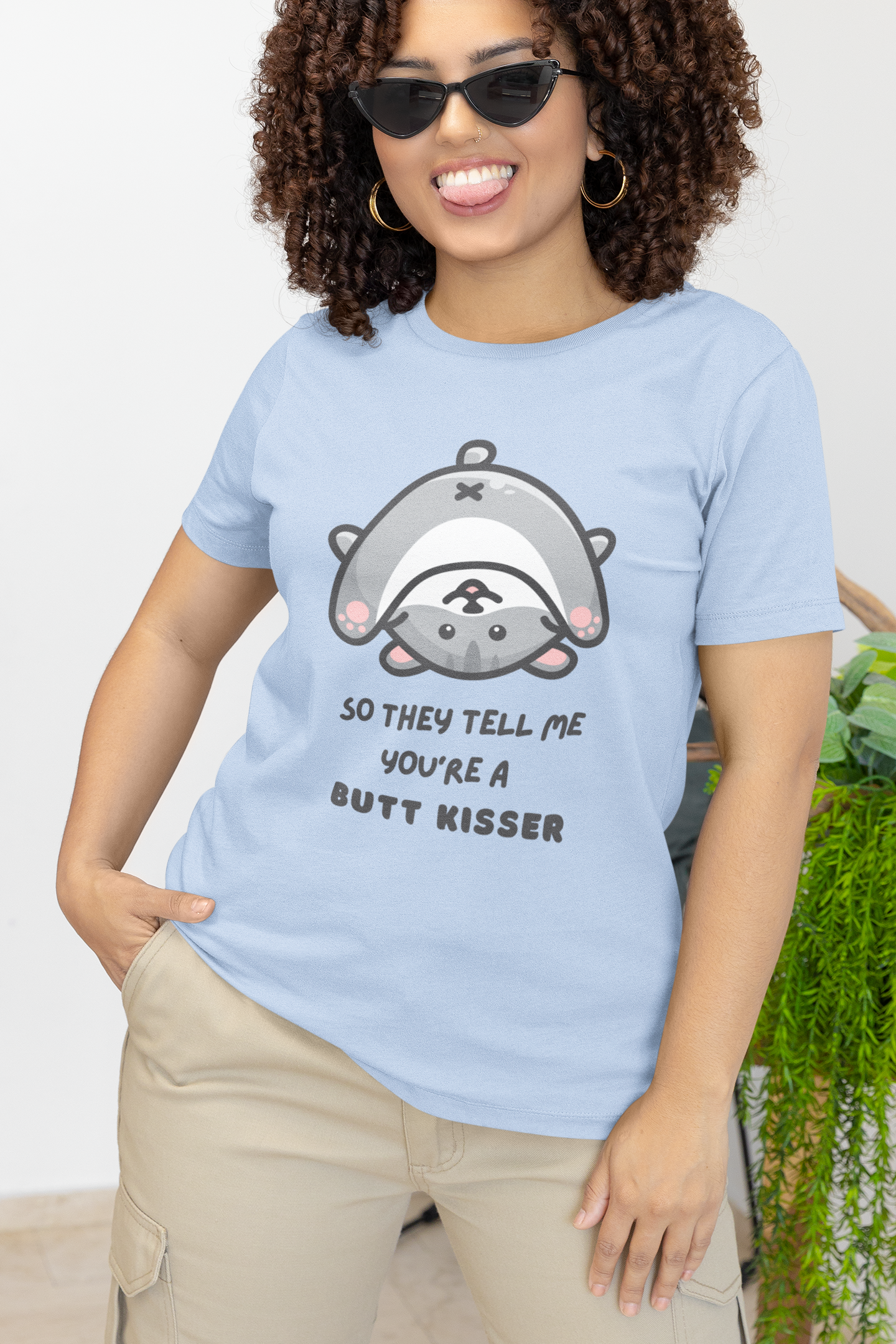 So They Tell Me You're A Butt Kisser - Unisex Jersey Short Sleeve Tee