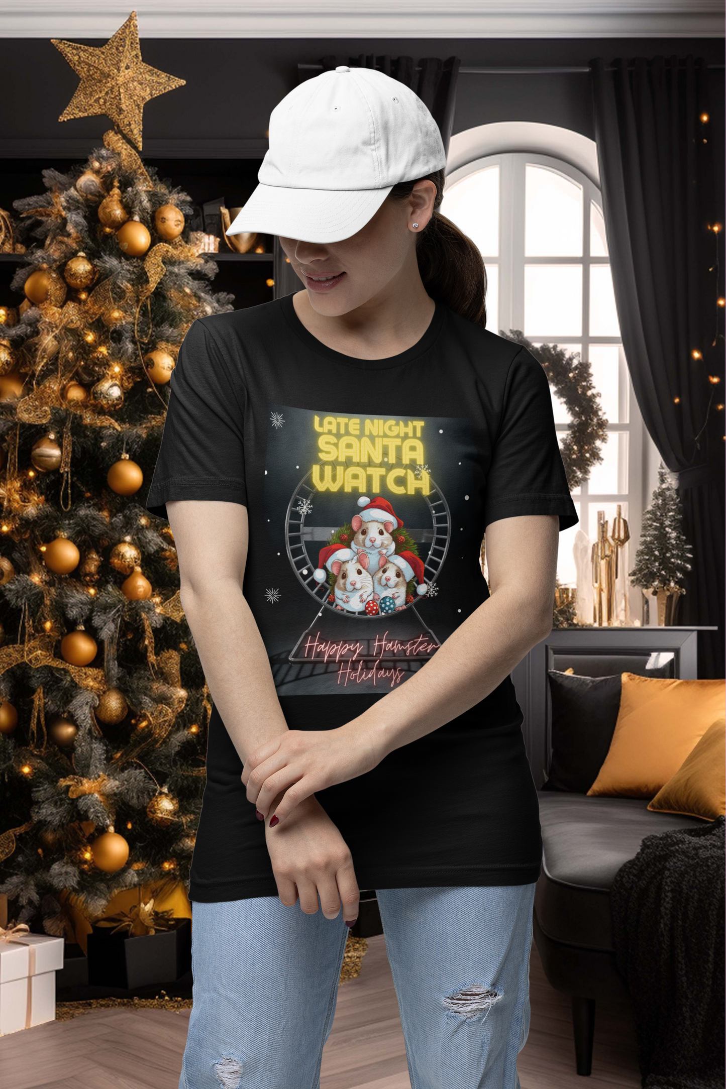 Late Night Santa Watch - Unisex Jersey Short Sleeve Tee