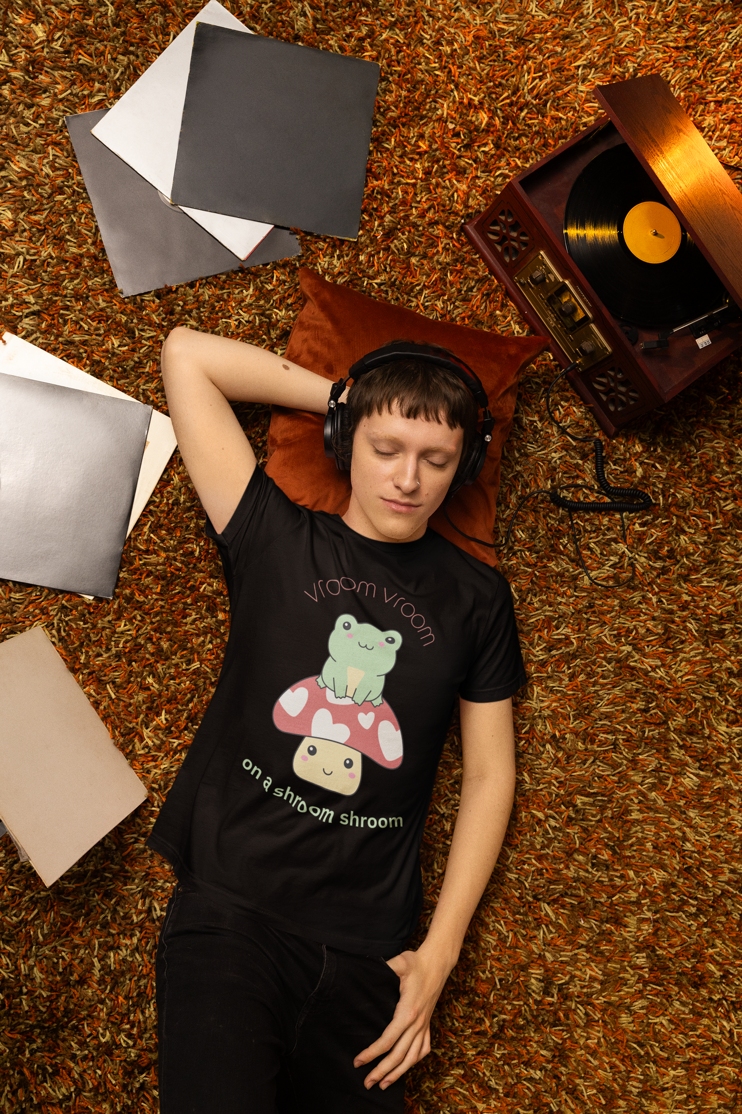 Vroom Vroom On A Shroom Shroom - Unisex Jersey Short Sleeve Tee