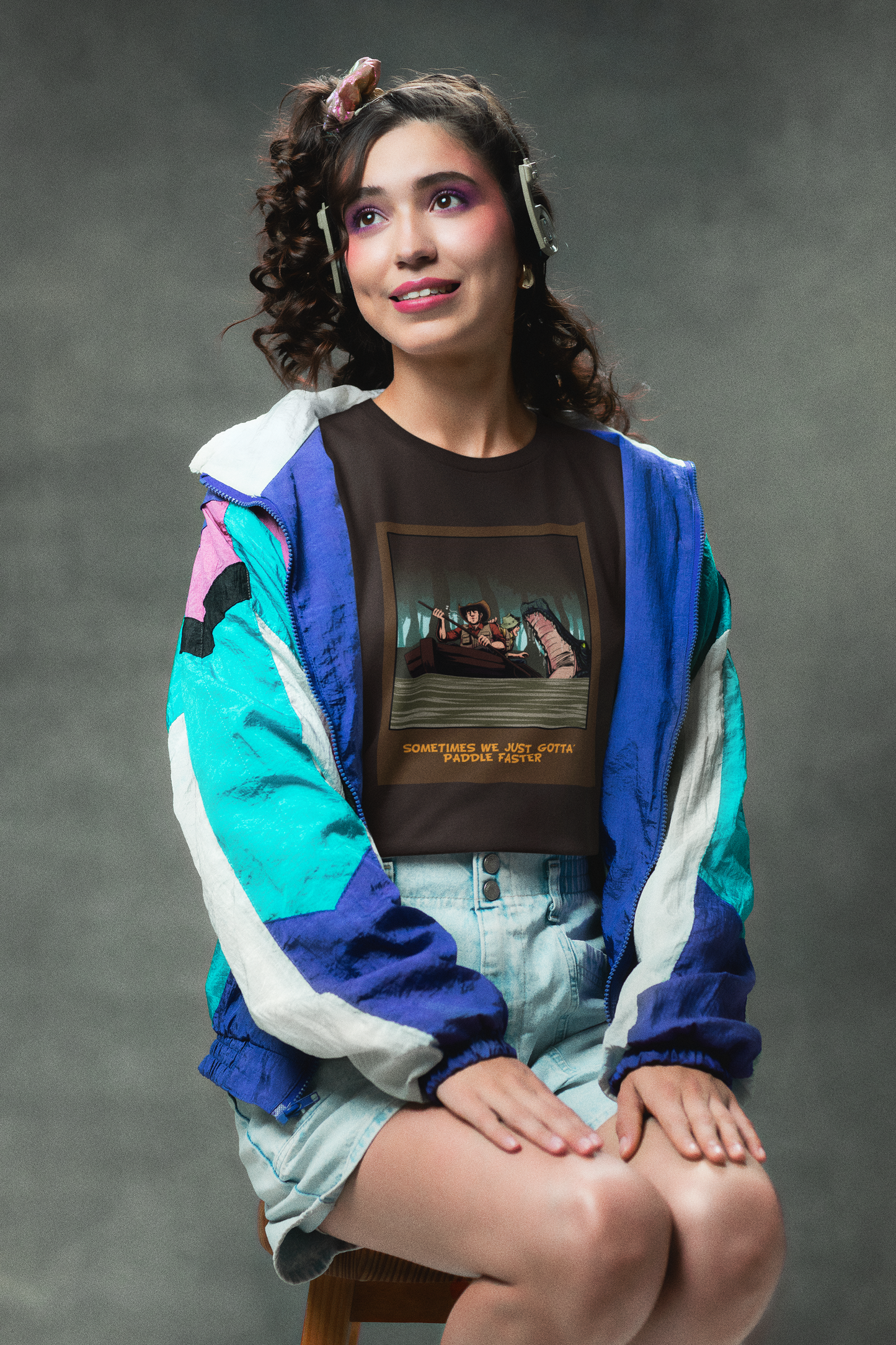 Sometimes We Just Gotta' Paddle Faster - Unisex T-Shirt