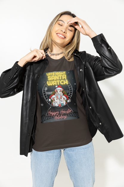 Late Night Santa Watch - Unisex Jersey Short Sleeve Tee