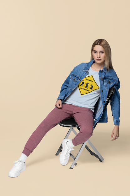 Zombies Crossing - Unisex Jersey Short Sleeve Tee