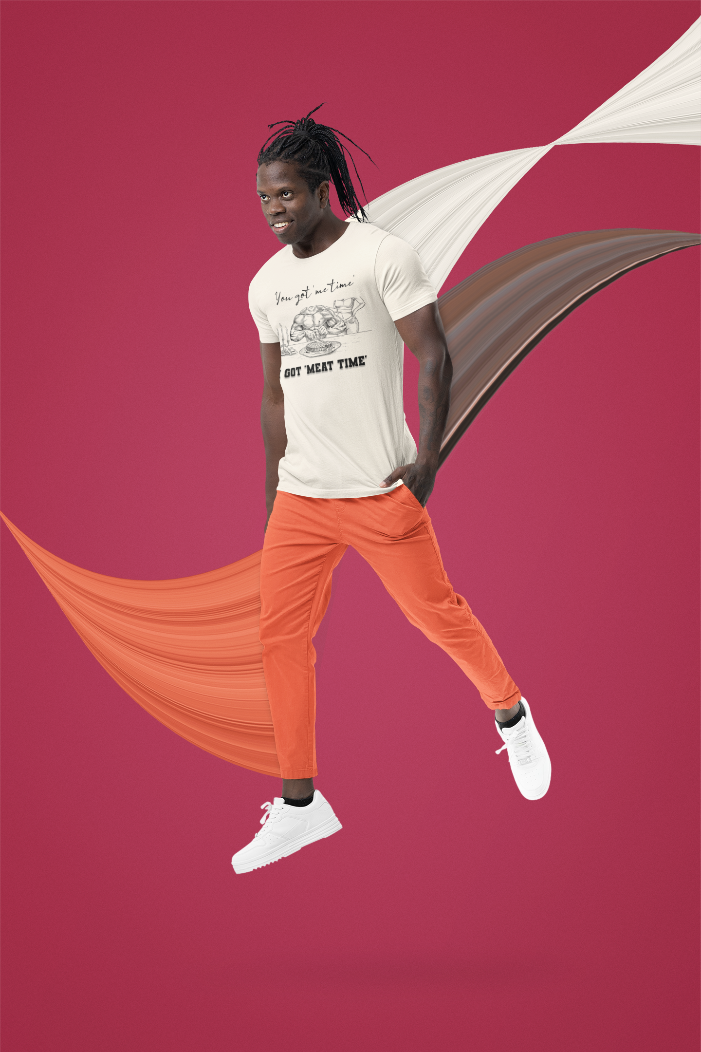 You Got 'Me Time' I Got 'Meat Time' - Unisex Jersey Short Sleeve Tee