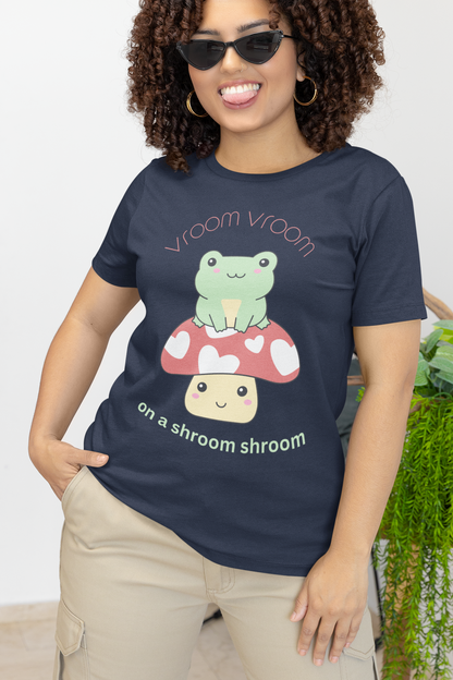 Vroom Vroom On A Shroom Shroom - Unisex Jersey Short Sleeve Tee