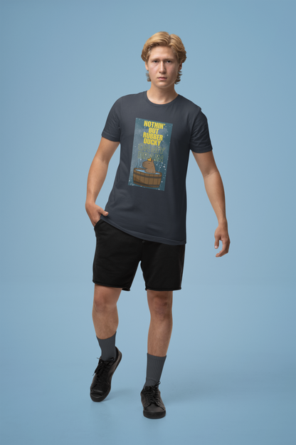 Nothin' But Rubber Ducky On My Brain - Unisex Jersey Short Sleeve Tee