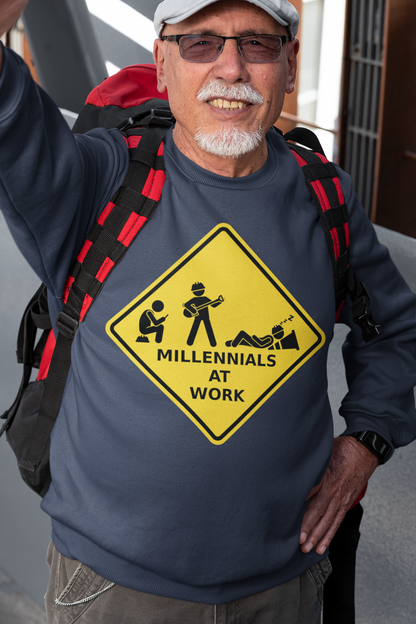 Millennials At Work -  Heavy Blend™ Crewneck Sweatshirt