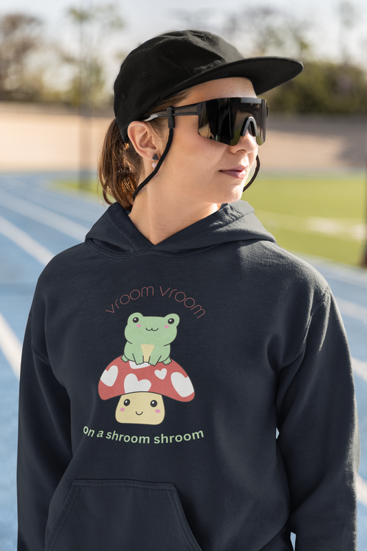 Vroom Vroom On A Shroom Shroom - Heavy Blend™ Hooded Sweatshirt