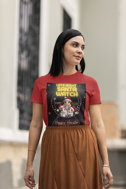 Late Night Santa Watch - Unisex Jersey Short Sleeve Tee