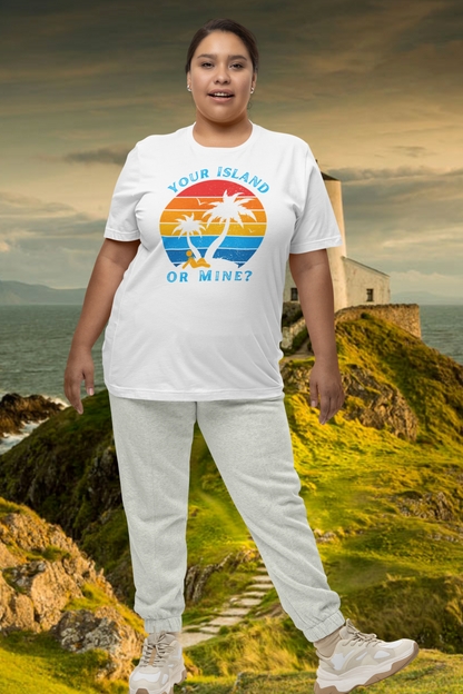 Your Island Or Mine? - Unisex Jersey Short Sleeve Tee