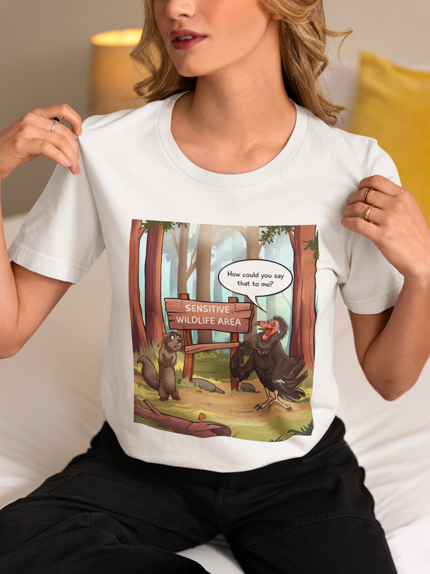 Sensitive Wildlife Area - Unisex Jersey Short Sleeve Tee